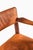 Teak, Leather and Brass Armchair attributed to Ernst Kühn, 1940s For Sale - Image 6 of 12