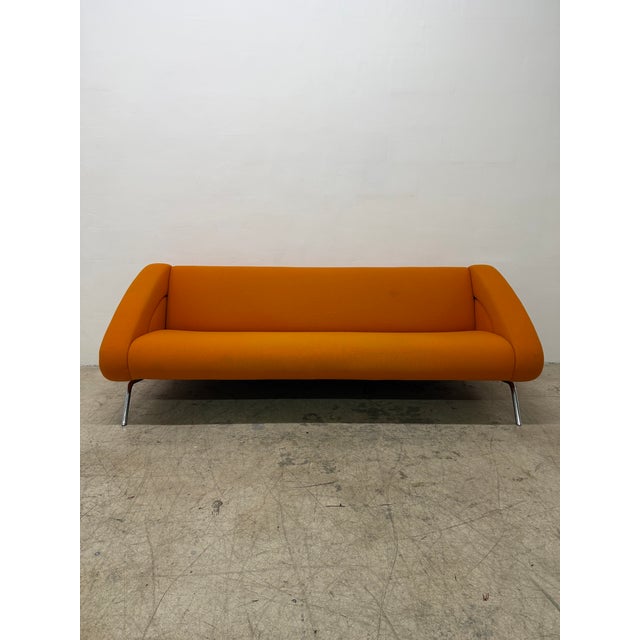 Modern Michiel Van Der Kley Orange Isobel Sofa for Artifort, 2000s For Sale - Image 3 of 18