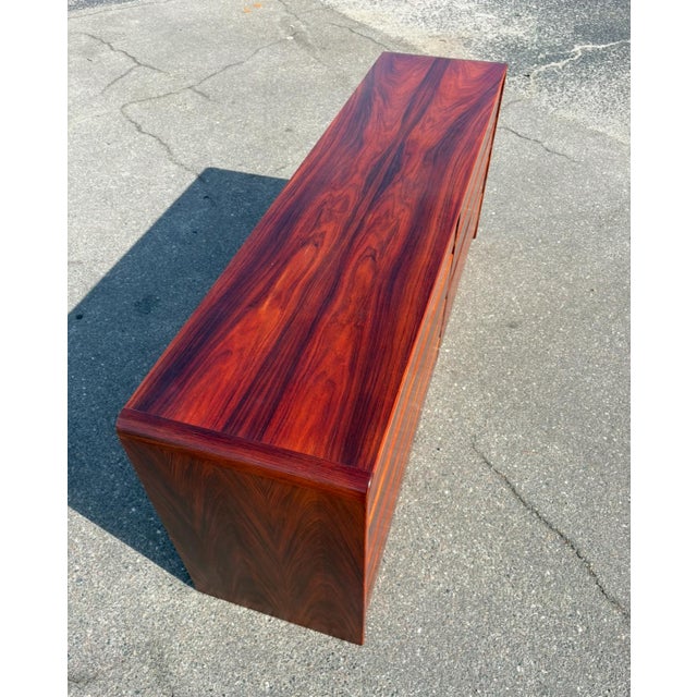 Mid 20th Century Danish Rosewood Arne Wahl Iversen Dresser For Sale - Image 5 of 12