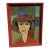 Mid 20th C. Oil Painting Modernist Woman Portrait Signed For Sale