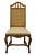 Wood Set of 5 Morganton Furniture Italian Mediterranean Cane Back Dining Chairs For Sale - Image 7 of 13