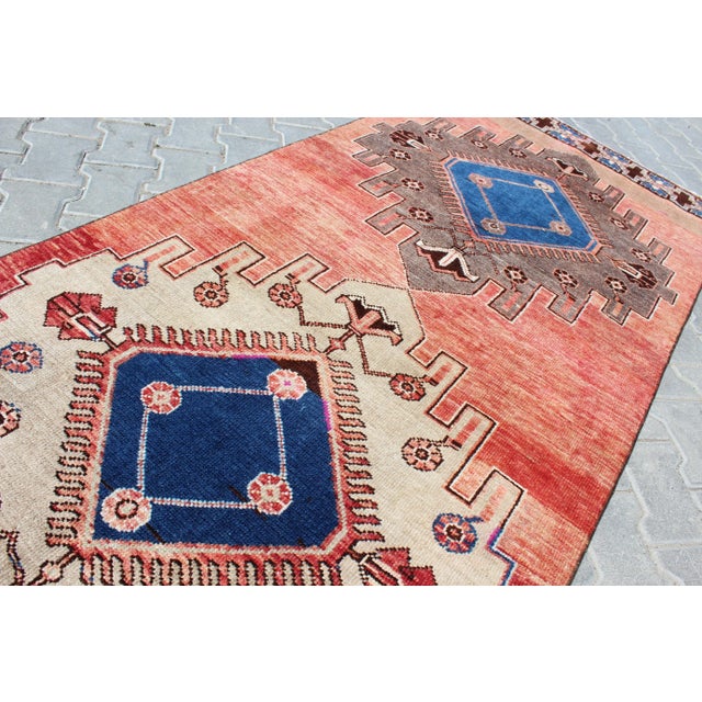Vintage Turkish Anatolian Rug Runner - 41" X 144.5" For Sale - Image 10 of 13