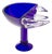 David Sobotka Alchymie Praha Limited Edition Blue Glass Compote For Sale