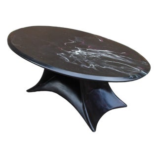 Black Coffee Table, 1970s For Sale