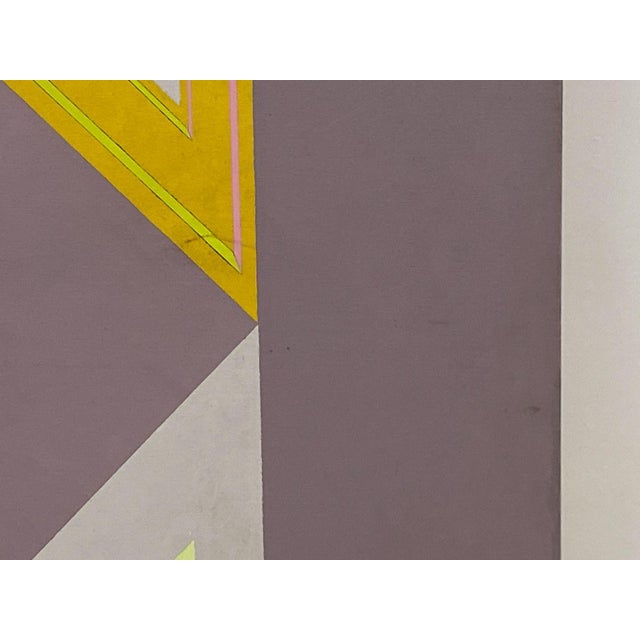 1970s 1970s Large Abstract O/C Painting For Sale - Image 5 of 7