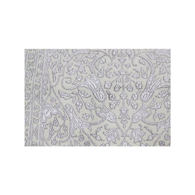 White 1990s Handwoven Tabriz Area Rug 12 X 15 For Sale - Image 8 of 9