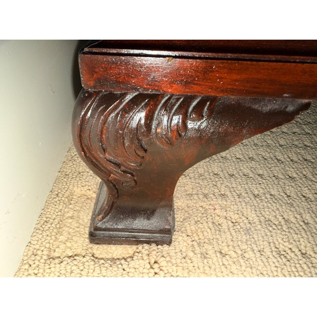 Antique Chippendale Solid Mahogany Highboy Dresser by Northern Furniture Co For Sale In Atlanta - Image 6 of 18