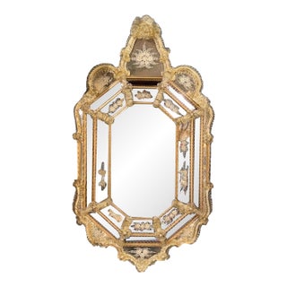 Mid 20th Century Venetian Mirror For Sale