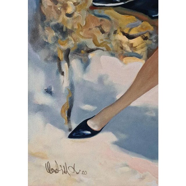 Contemporary Vadim Kovalev, Madame, Oil on Canvas, 2021 For Sale - Image 3 of 5