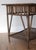 Brown Vintage Rustic Boho Rattan Table With Shelf For Sale - Image 8 of 16