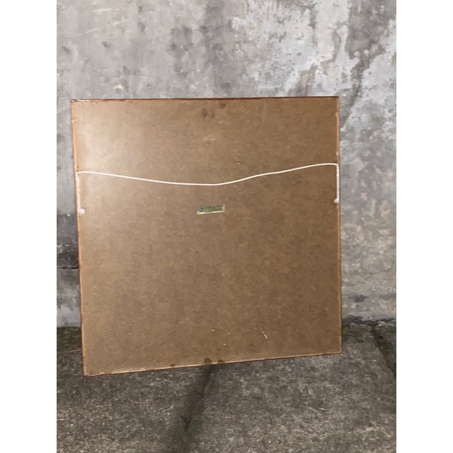 Danish Modern Shadow Box Wall Mirror Teak by Pedersen & Hansen. For Sale - Image 10 of 12