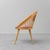 Circular Armchair in Wood and Pink Fabric, 1960s For Sale - Image 10 of 12