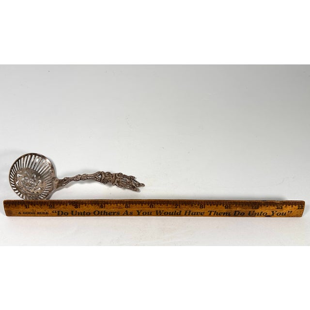 Antique Dutch .833 Silver Sifter Spoon For Sale - Image 10 of 13