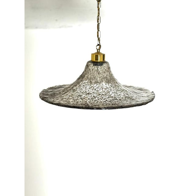 Vintage Glass Pendant Lamp, 1970s For Sale - Image 6 of 7
