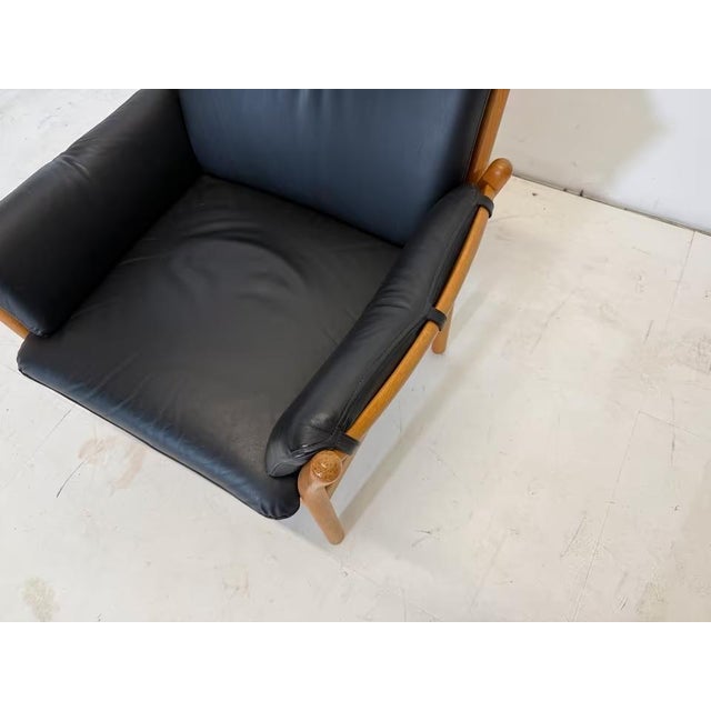 Manufacturer: CFC Silkeborg Designer: Illum Wikkelso Color: Black Dimensions: Width 75 cm, Depth 73 cm, Height 77 cm...