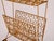Mid Century Italian Magazine Rack or Side Table Gold 1960s For Sale - Image 11 of 11