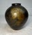 Bronze Antique Handmade Hammered Japanese Tooled Bronze Frog Scene Bronze Vase Urn For Sale - Image 8 of 14