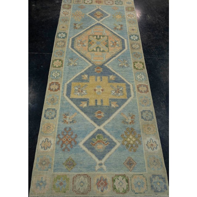 Turkish Oushak Rug 2'8" x 6'6" #18002 Explore a curated collection of hallway runners, wool rugs, and handmade...