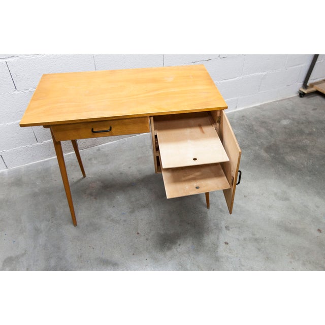 1960s Eye Desk and Chair Set from Baumann, 1960, Set of 2 For Sale - Image 5 of 18