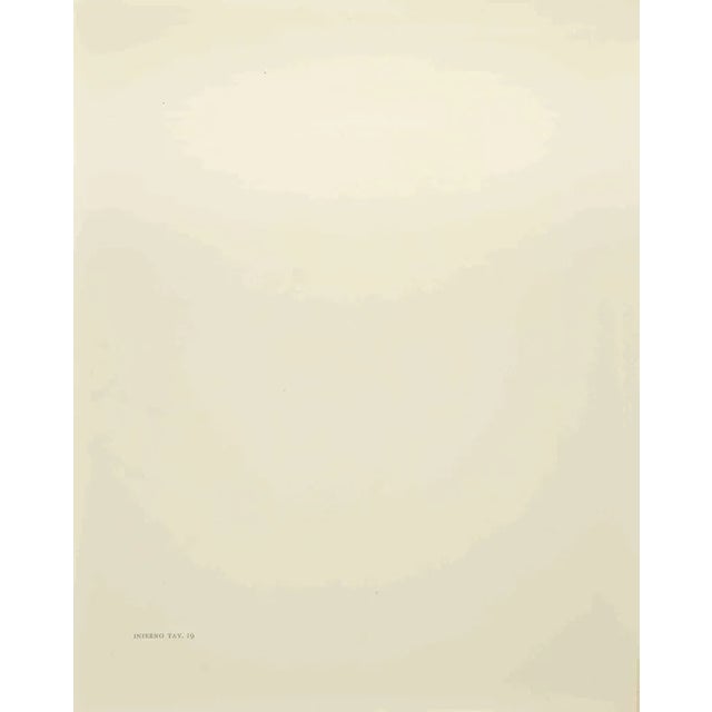 Hard Margins - Hell Plate 19, is a woodcut print realized in 1963 for a series illustrating the Medieval poem of the...