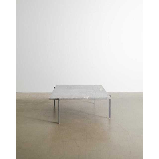 Danish Mid-Century Squared Pk61 Coffee Table in Steel & Cipollini Marble by Poul Kjærholm , 1960s For Sale - Image 8 of 8