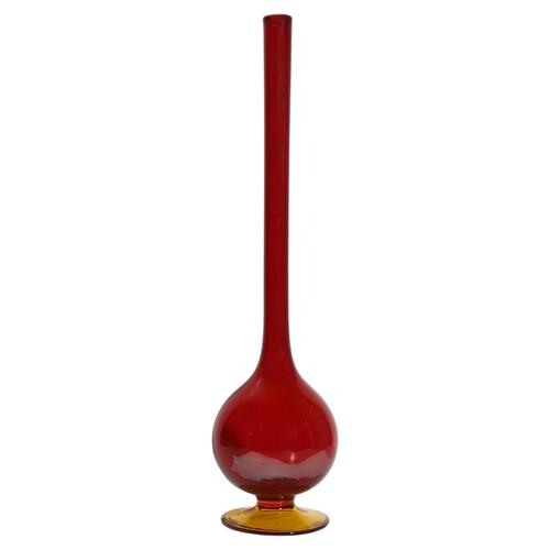 Hand-Blown Murano Glass Pencil Vase by Carlo Moretti, Italy, 1970s For Sale - Image 10 of 10