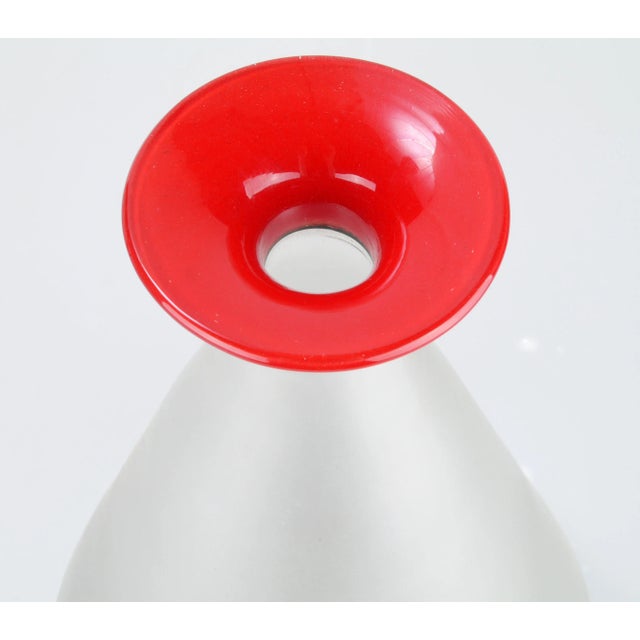 Mid 20th Century Tall Italian Signed Handblown Glass Decanter For Sale - Image 5 of 9