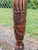 Wood Vintage Councill Furniture Georgian Style Rice Carved Mahogany Queen Size Poster Bedframe For Sale - Image 7 of 9