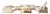 W36"* H96" *4ps, Caramel-Toned Neo-Chinese Floral & Bird Four-Panel Decorative Wallpaper, Chinoiserie Wallpaper For Sale
