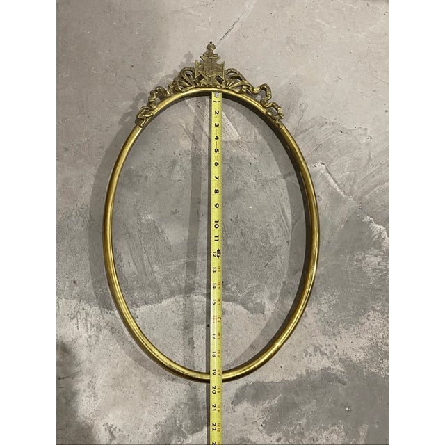 Early 20th Century Vintage Knights of Columbus Ornate Picture / Mirror Frame For Sale - Image 5 of 6