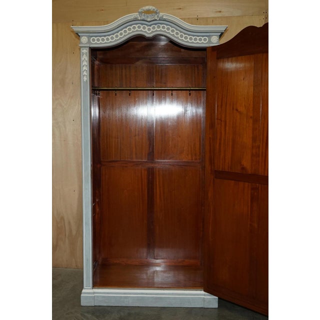 Antique French Wardrobe with Mirrored Door from Mellier & Co For Sale - Image 15 of 18