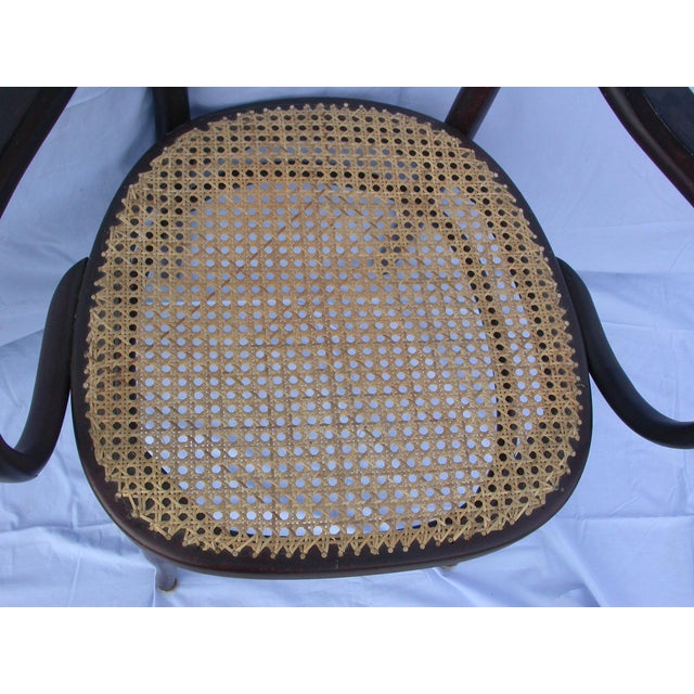 Vienna Straw Chair by J & J Kohn for Jacob & Josef Kohn, 1890s For Sale - Image 9 of 11