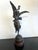 Early 20th Century Early 20th Century Bronze Statue "Stelle" Winged Woman Angel Standing on Stared Globe Signed Par Rousseau For Sale - Image 5 of 12