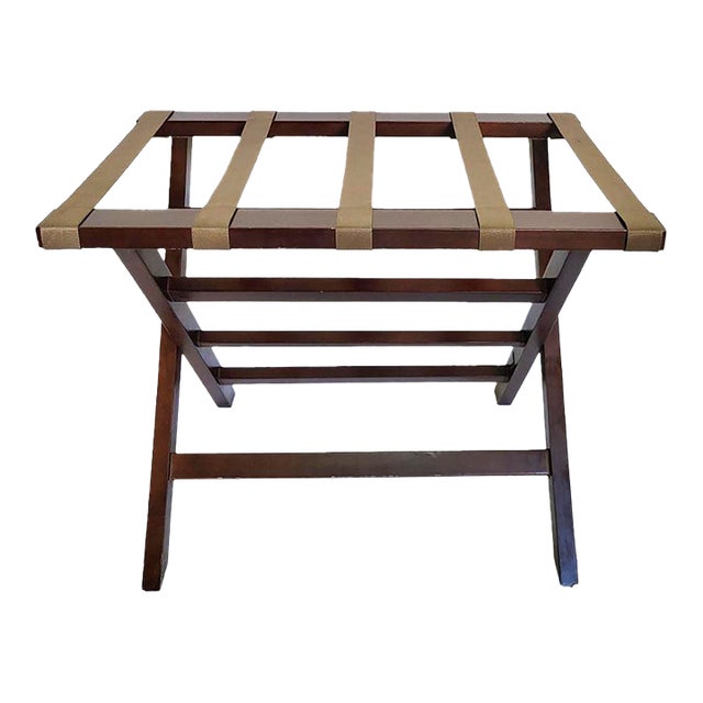HIgh End Wooden Luggage Rack From Las Vegas 5 Star Hotel For Sale