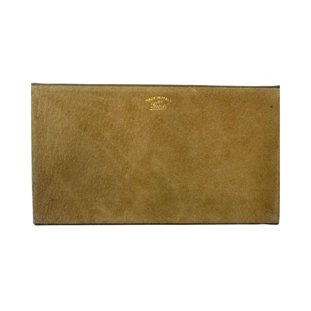 Vintage Mid-Century Gucci Brown Leather Box With Horsebit Detail For Sale In Washington DC - Image 6 of 13