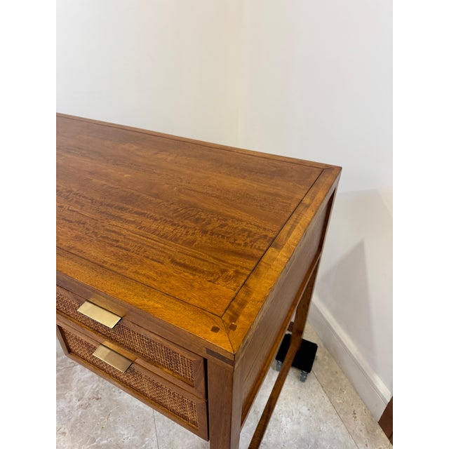 Excellent condition solid wood crate and barrel desk with chair. Rarely used as an actual desk. Used more as decor over...