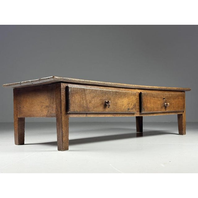 Brown Antique Spanish Coffee Table, 1700s For Sale - Image 8 of 17