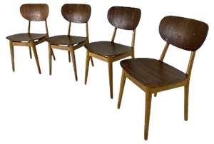 Scandinavian Style Teak Dining Chairs by Cees Braakman for Pastoe, 1950s, Set of 4