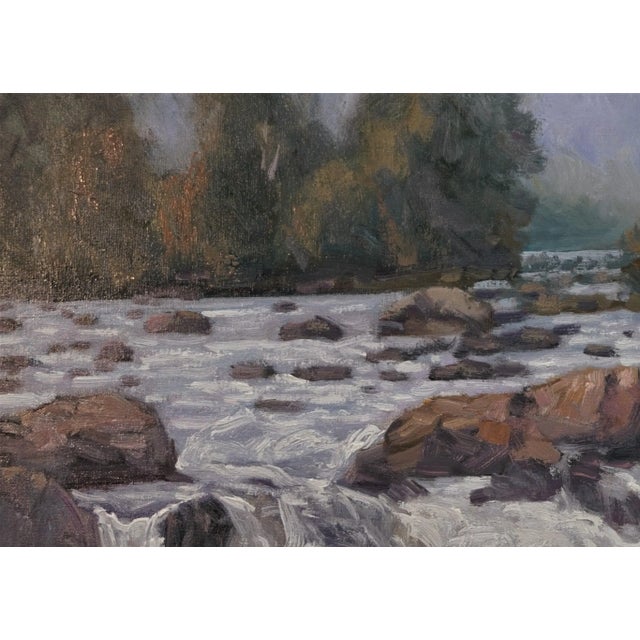 Sean Wu Original Landscape Painting of Potomac River in Maryland For Sale - Image 4 of 5
