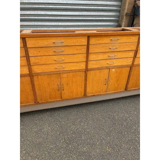 Vintage Oak Sideboard, 1960s For Sale - Image 4 of 12
