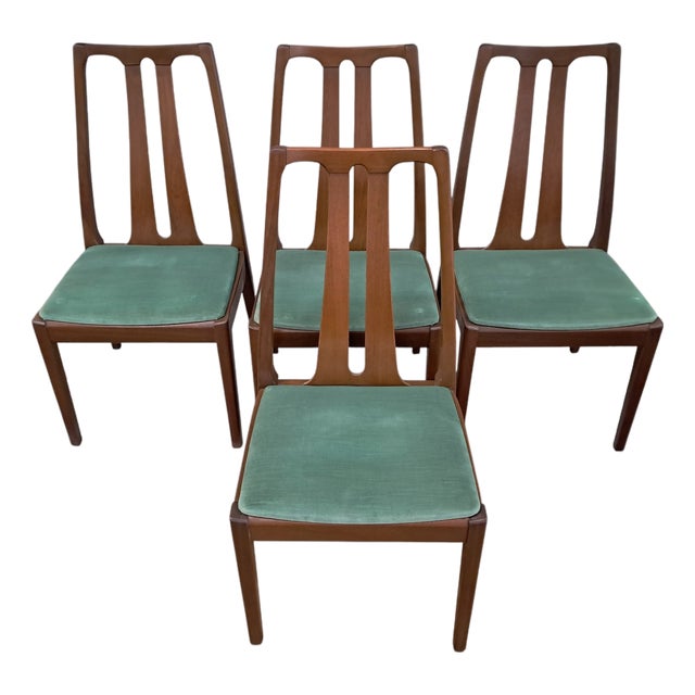 Mid-Century Dining Chairs in Teak from Nathan, 1960s, Set of 4 For Sale
