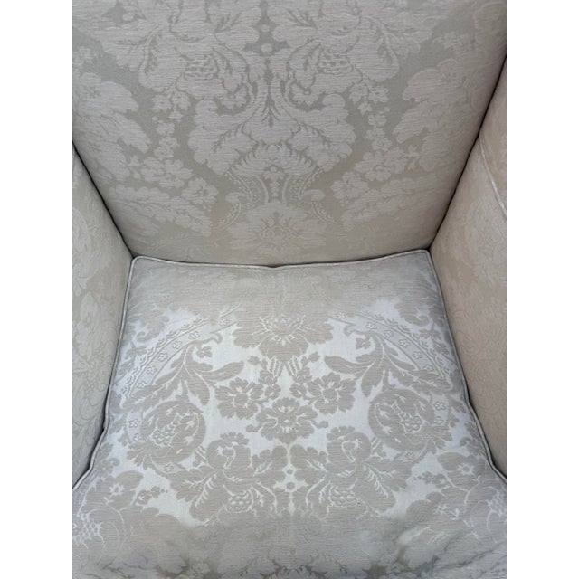 White Late 20th Century Kittinger Colonial Williamsburg Reproduction White Wingback Chair For Sale - Image 8 of 12