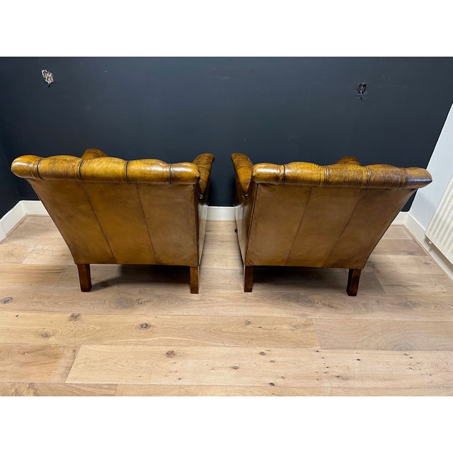 2000 - 2009 Vintage Club Chairs, 2000s, Set of 2 For Sale - Image 5 of 18