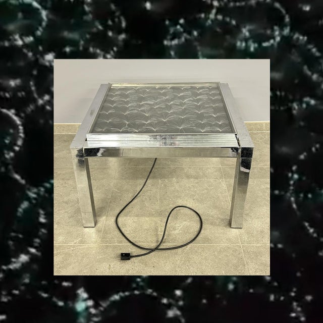 Vintage Fiber Optic Table, 1970 For Sale - Image 7 of 13