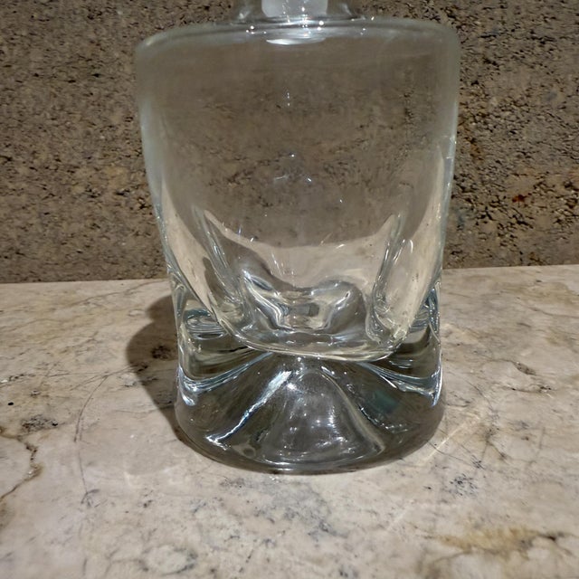 Baccarat Vintage Small Decanter Crystal For Sale - Image 4 of 10