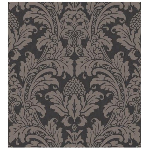 Cole Son Blake Wallpaper Roll Black And Graphite Chairish