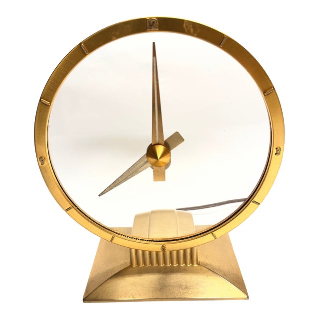 Mid 20th Century Jefferson Golden Hour Clock For Sale