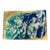 Modern Abstract Painting of Acrylic and Gold Leaf Signed Frenchy For Sale