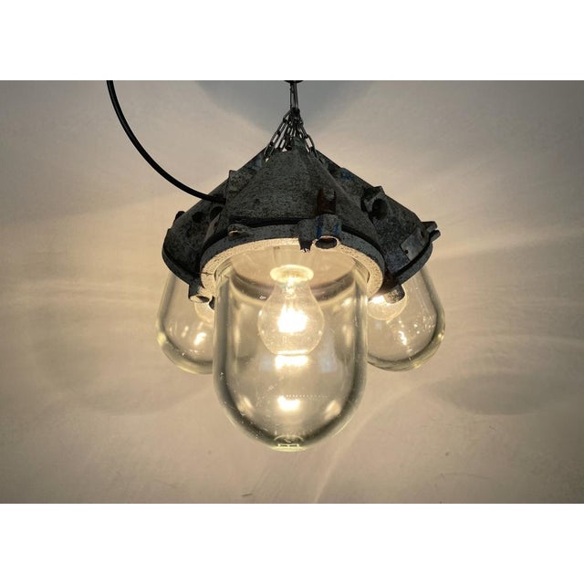 Industrial Explosion Proof Pendant Light from Elektrosvit, 1970s For Sale - Image 14 of 17