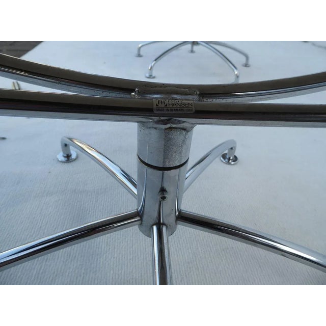 Set of SAS Copenhagen Airport Lounge Chairs by Jens Ammunsen for Fritz Hansen, 1981 For Sale - Image 7 of 15